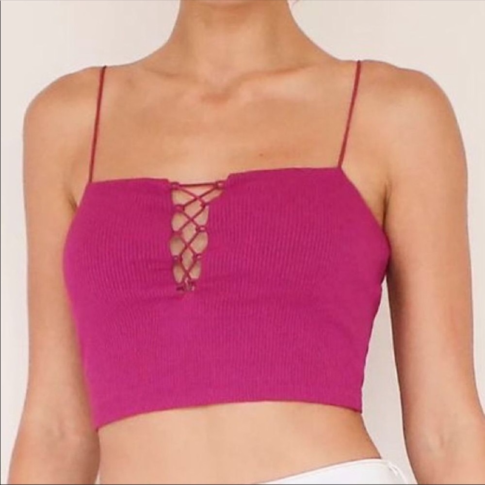 BNWOT Free People Intimately Lola Crop Top 💕 medium and XS left